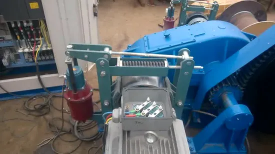 電気制御鉱山 10 メートル/分ワイヤー ロープ引っ張るウインチ